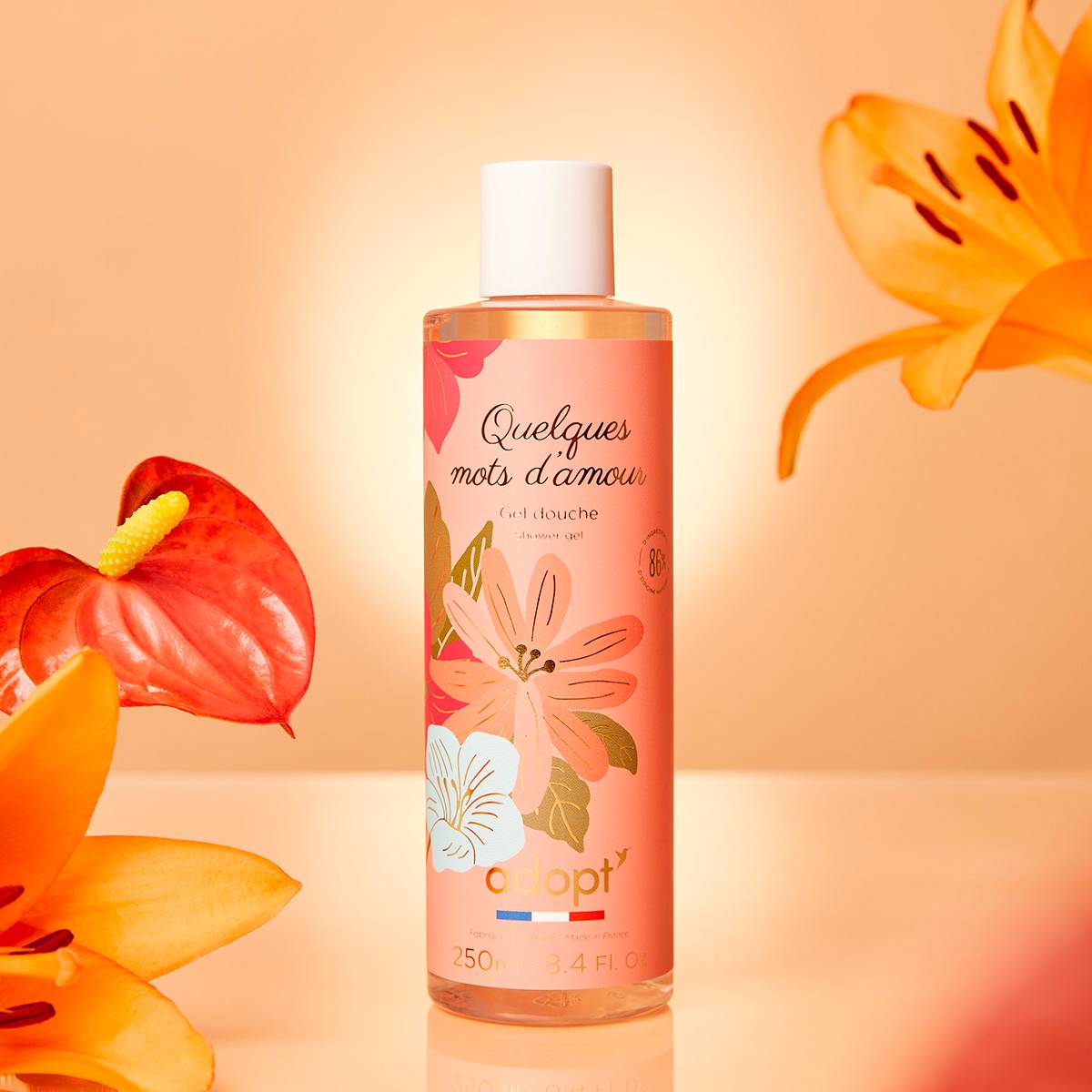 Quelques mots d'amour - shower gel 250ml
