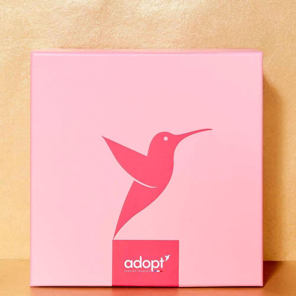 Boîte cadeau - Grande taille rose