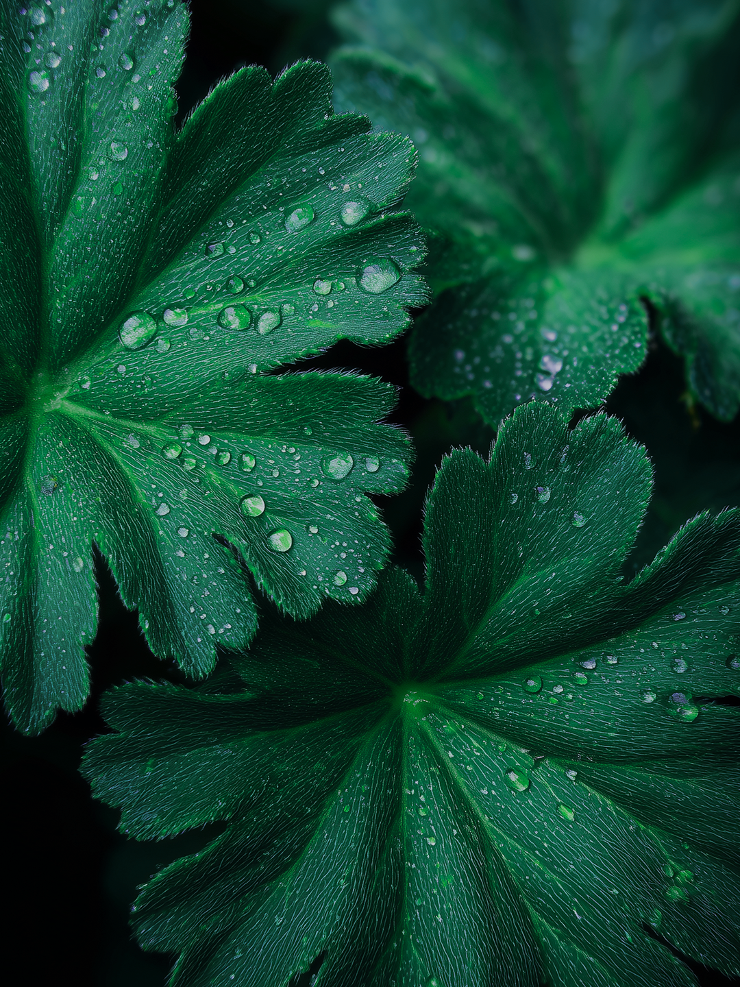 Feuilles de geranium
